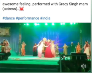 performed with gracy singh actress lagaan movie